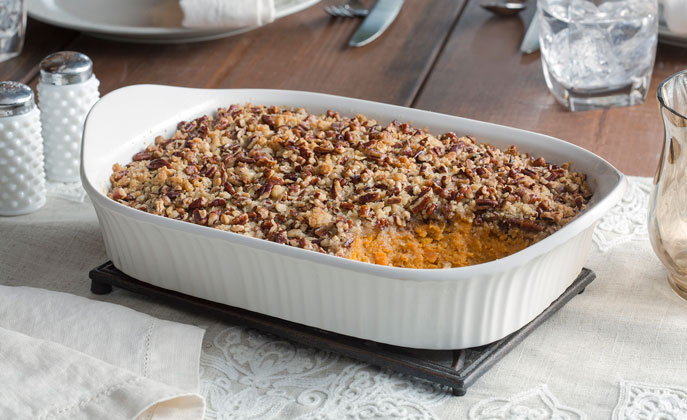 Whether you like your holiday table traditional or with something a little different, this casserole with topping twists is sure to please.